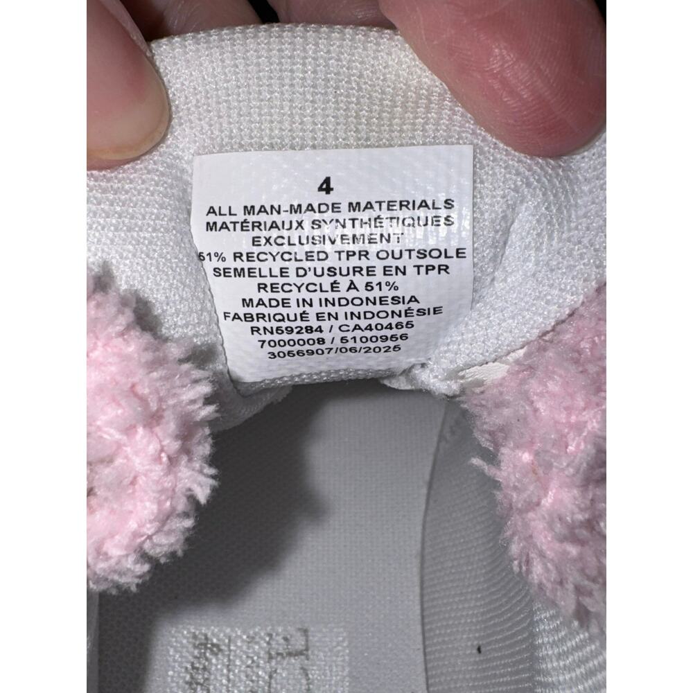 Children's Place New Girls 4 Hello Kitty Sneakers White Pink - Picture 8 of 11